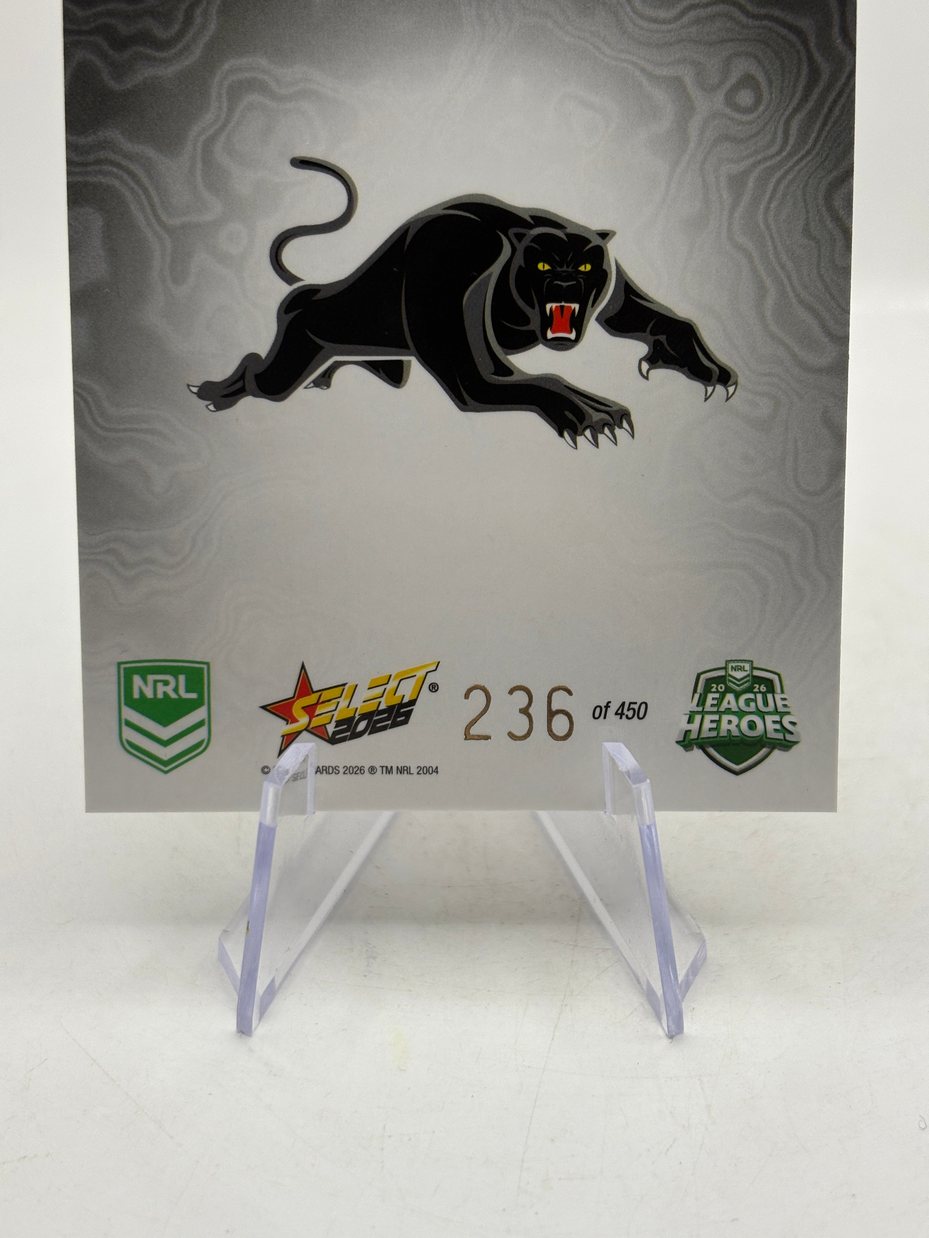 2026 NRL Select Mercury Dylan Edwards Penrith Panthers 025/450, photo 8